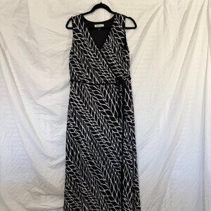 Sleveless Faux Wrap Maxi Dress | Medium | White House Black Market